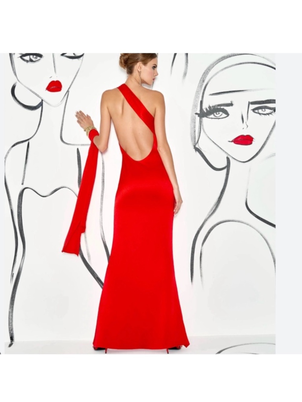 Alice + Olivia Backless Formal Gown/Maxi Dress - NWT XS/0.